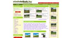Desktop Screenshot of eladotelkek.hu